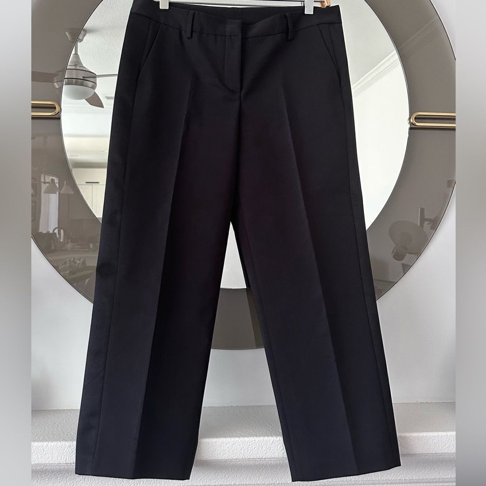CLAUDIO TONELLO LUXURY MADE IN ITALY TUXEDO STYLE CROP PANTS, Size 44 Large